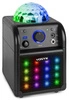 Głośnik bluetooth karaoke czarny z efektem LED SBS50B