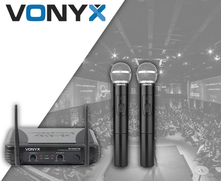 Zestaw mikrofonów bezprzewodowych Vonyx STWM712