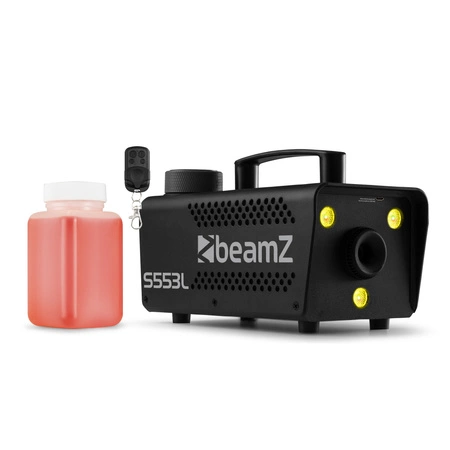 Zestaw: Wytwornica dymu z efektem LED RGB Beamz+ płyn do dymu 5l