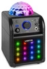 Głośnik bluetooth karaoke czarny z efektem LED SBS50B