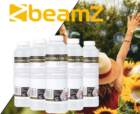 Płyn do wytwornicy baniek koncentrat (25% - 250ml)1l FBL025 BeamZ