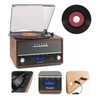 Gramofon retro Frisco Audizio z radiem DAB brązowy