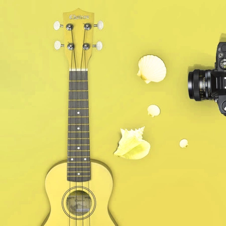 Ukulele sopranowe Chateau żółte