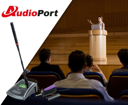 Bezprzewodowy mikrofon konferencyjny Audioport MKF1