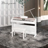 Pianino cyfrowe ważone mechanizm młoteczkowy SONATA białe połysk Mielczewski