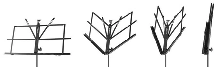 Statyw na nuty z pulpitem, klipsem i pokrowcem Vonyx