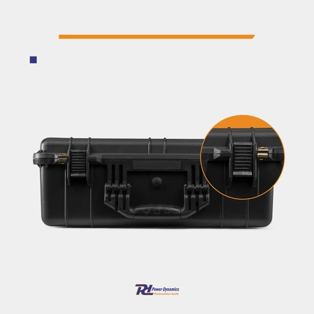 Uniwersalna walizka transportowa GIGCase22 - IP67 - czarna Power Dynamics