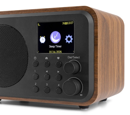 Radio internetowe WIFI/DAB+/radio FM akumulator Vicenza Audizio brązowe