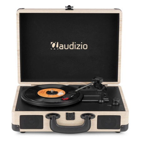 Gramofon w walizce z BT In/Out RP116LW Audizio jasne drewno