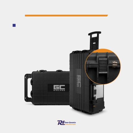 Uniwersalna walizka transportowa case GIGCase42T - IP67 - kolor czarny Power Dynamics