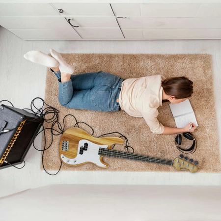 Gitara basowa - kompletny zestaw - Golden Guitar PBGB-40 kolor Natural