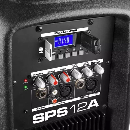 Kolumna aktywna PA 12'' BT USB SPS12A Vonyx+ statyw pilot mikrofon