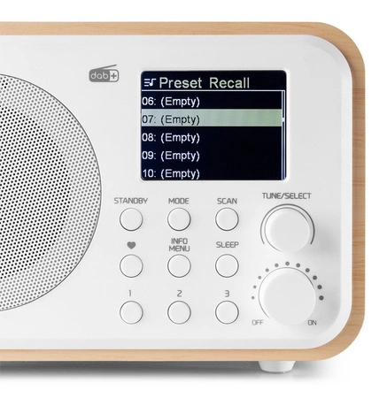 Radio Milan DAB radio z akumulatorem białe