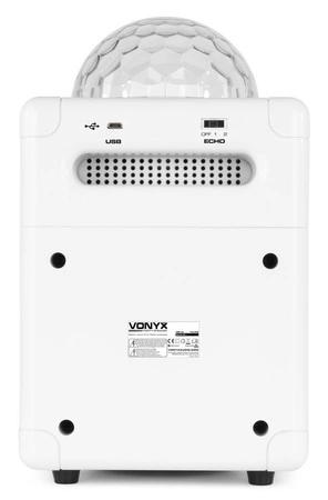 Głośnik karaoke Bluetooth efekt LED Vonyx SBS50W