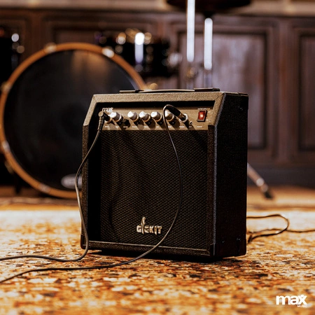 Zestaw: Gitara elektryczna GigKit w stylu LP sunburst+ wzmacniacz+ akcesoria