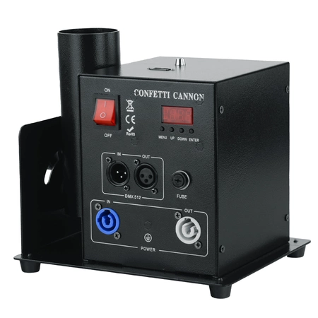 Pojedyncza elektryczna wyrzutnia konfetti DMX pilot BLAST100 Firefog