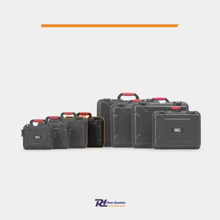 Uniwersalna walizka transportowa Power Dynamics GIGCase62R Heavy Duty - Seria R - IP67 - czarna