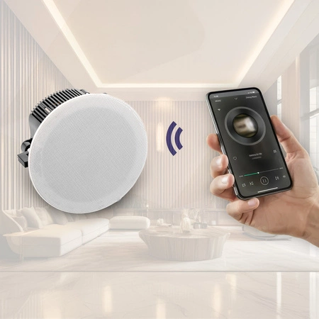 Głośnik sufitowy aktywny 4,5'' 4x 30W 8Ohm ZS883A Audioport