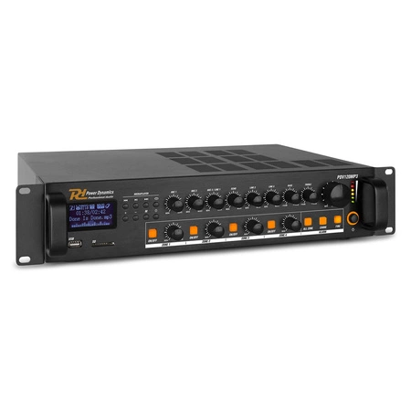 Zestaw białych głośników naściennych 12 x 3" BC30V z wzmacniaczem 4 strefowym