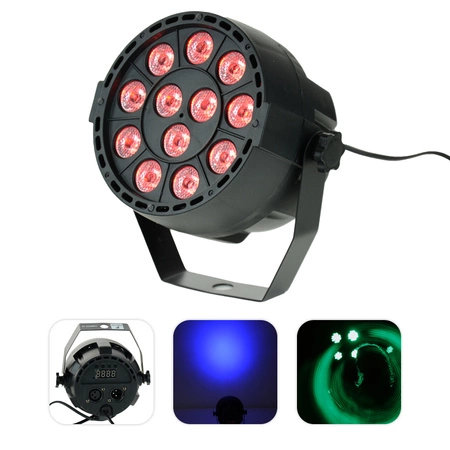 Reflektor LED PAR RGB 18W Lumitec 18 Firefog