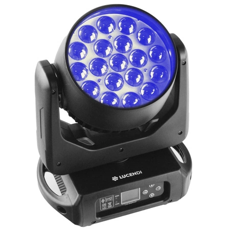 Głowa ruchoma WASHY285 19x15W LED Zoom Wash Lucendi