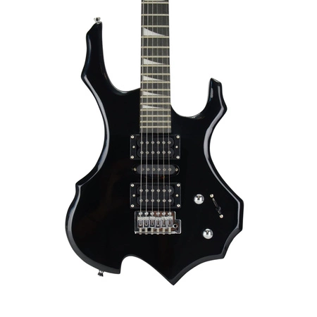 Gitara elektryczna - kompletny zestaw -Golden Guitar RFL-5 Czarny