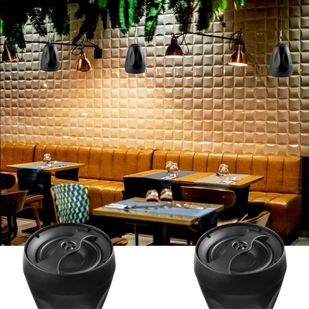 Głośnik wiszący 100V 6,5” czarny PDS65B Power dynamics