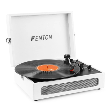 Gramofon w walizce RP118F Fenton wejście/wyjście BT beżowy