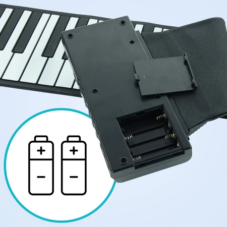 Keyboard elastyczny 61 klawiszy MIDI zwijana klawiatura