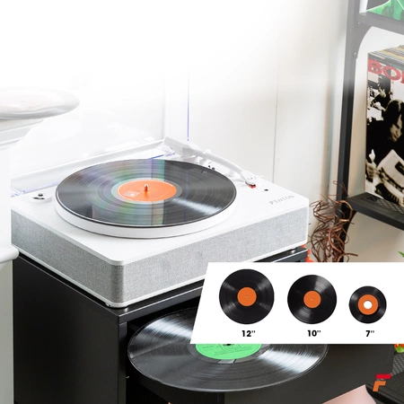 Gramofon RP162W Fenton HQ BT biały