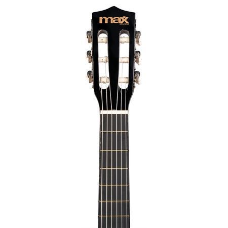 Gitara klasyczna 3/4 dla dziecka młodzieżowa SoloArt Max czarna+ akcesoria