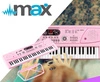 Keyboard 61 klawiszy KD61 różowy z akumulatorem Max