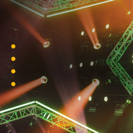 Zestaw 4x Listwa oświetleniowa LED LCB300 36x3W RGBW Beamz