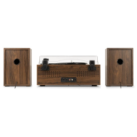 Gramofon retro Boston CD USB radio DAB głośniki Audizio