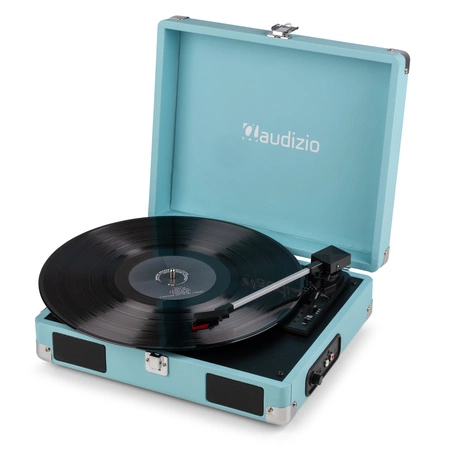 Gramofon w walizce RP111BL Audizio niebieski
