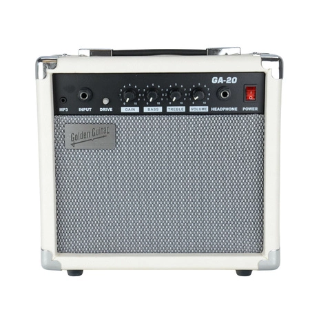 Wzmacniacz gitarowy GA-20 - biały Golden Guitar