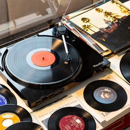 Gramofon RP310 Audizio z wkładką Audio-Technica czarny