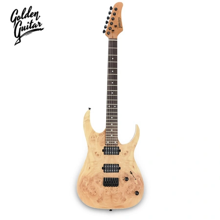 Gitara elektryczna - kompletny zestaw -Golden Guitar PSG-3 Naturalny