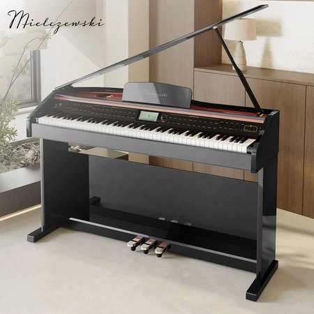 Pianino cyfrowe ważone mechanizm młoteczkowy SONATA czarne połysk
