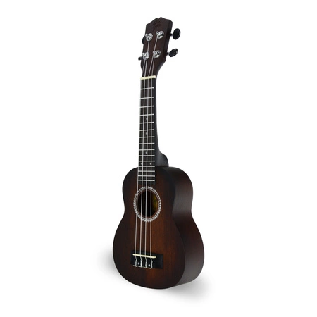 Zestaw: Ukulele sopranowe 21" HRF21 brązowe+ akcesoria Golden Guitar