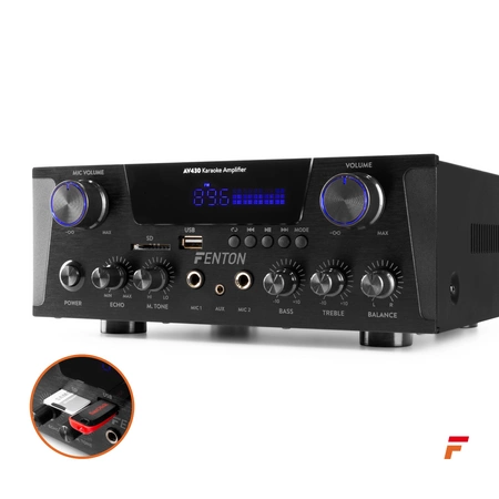 Wzmacniacz karaoke 2x 300W AV430B Fenton