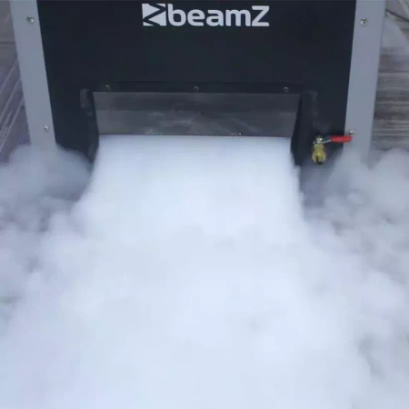 Zestaw: Wytwornica dymu ciężkiego DMX ICE1800+ płyn do dymu 5l Beamz