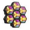 Zestaw: 7x reflektor blinder LED lampa retro DJ RB90 Beamz
