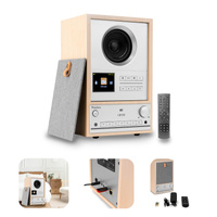 Radio internetowe DAB+/FM BT WIFI Canzo Audizio jasne drewno