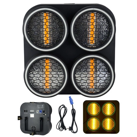 Reflektor LED RGB COB DMX lampa retro R4 Lucendi