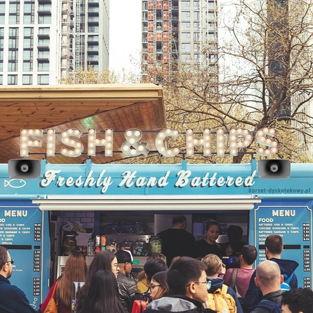 Zestaw 3x głośnik tubowy 100V IP66 + wzmacniacz