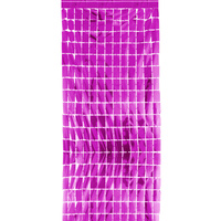 Kurtyna foliowa dekoracyjna - fuchsia