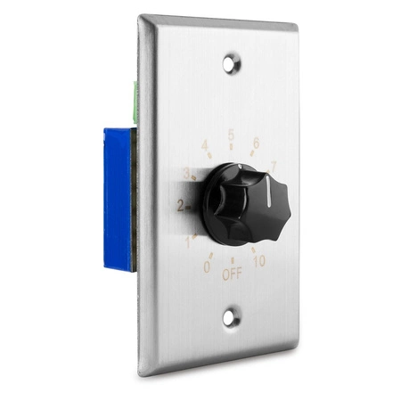 Power Dynamics PDVC100 - regulator głośności 100V ze stali nierdzewnej 100W