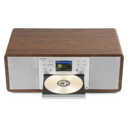 Radioodtwarzacz Avola CD/BT/DAB+/WIFI brązowo-biały Audizio