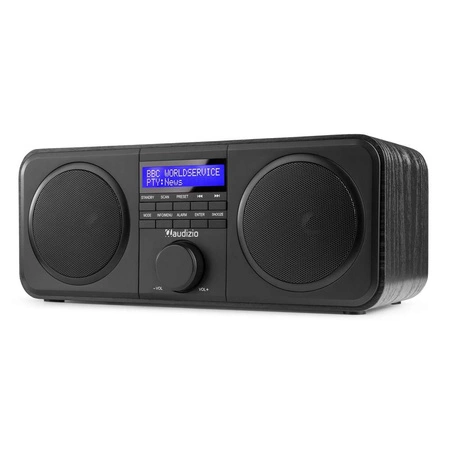 Radio cyfrowe stereo FM DAB+ Audizio Novara czarne
